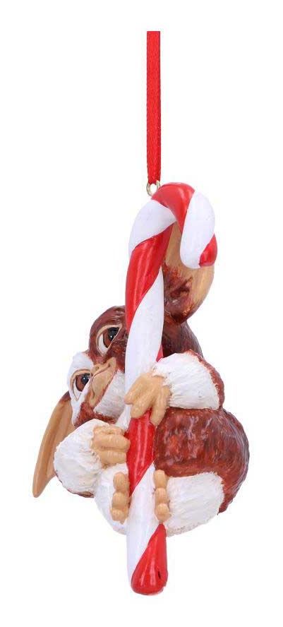 Photo #4 of product B6413X3 - Gremlins Gizmo Candy Cane Hanging Ornament 11cm