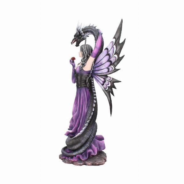 Photo #2 of product C2642G6 - Guardians Embrace Large Dark Fairy Dragon Ornament