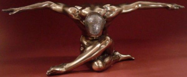 Photo of Harmony Nude Male Bronze Figurine 44 cm