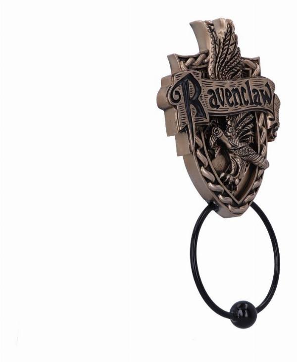 Photo #4 of product B6309X3 - Officially Licensed Harry Potter Ravenclaw Crest Door Knocker Bronze 24.5cm