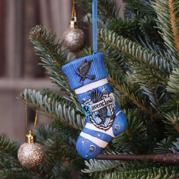 Photo #5 of product B5620T1 - Officially Licensed Harry Potter Ravenclaw Stocking Hanging Festive Ornament