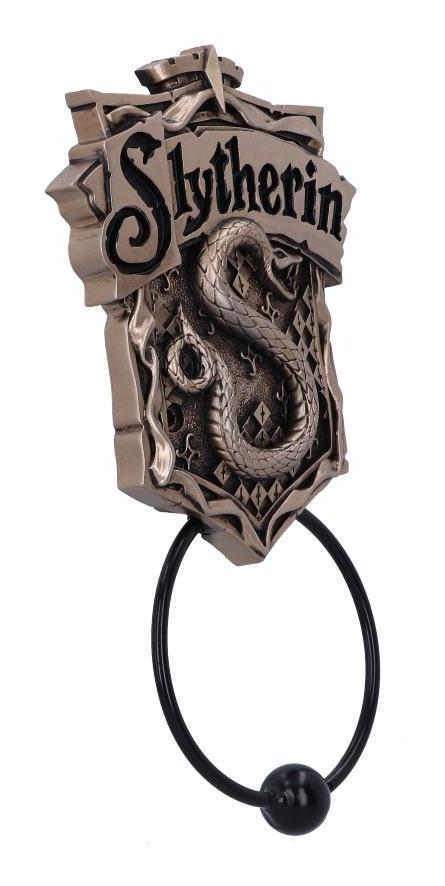 Photo #4 of product B6307X3 - Officially Licensed Harry Potter Bronze Slytherin Door Knocker 24.5cm