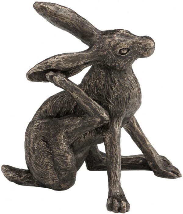 Photo of Hazel Hare Bronze Sculpture (Harriet Glen)