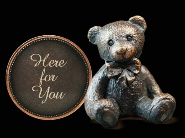 Richard Cooper Penny Bear Edward Bronze Ornament Home Decor