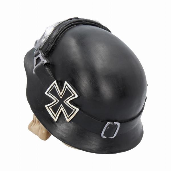 Photo #4 of product K2762G6 - Iron Cross Helmet and Goggles Biker Skull
