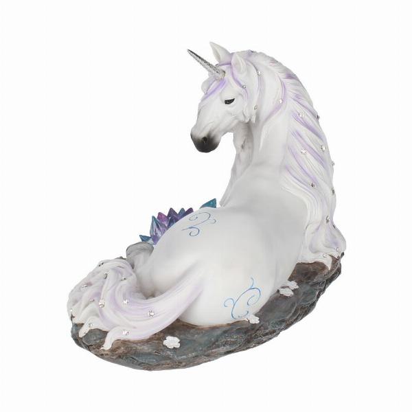 Photo #3 of product B2832H7 - Jewelled Tranquillity Figurine White Unicorn and Crystal Ornament