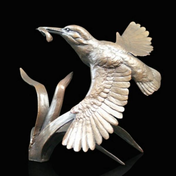Photo of Kingfisher in Flight Figurine (Limited Edition) Michael Simpson
