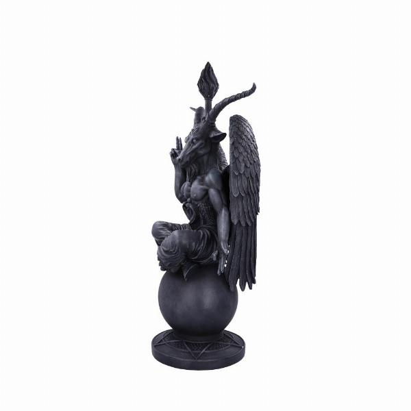 Photo #2 of product B4737P9 - Extra Large Black Baphomet Figurine