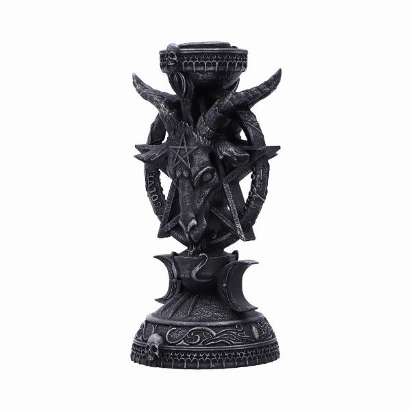 Photo #2 of product B5702U1 - Baphomet Candle Holder 15.5cm