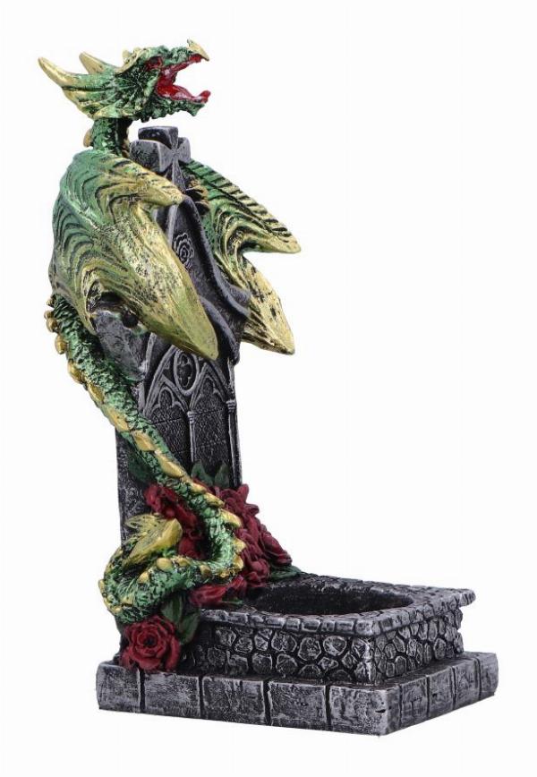 Photo #4 of product U7053M25 - Light of the Dragon Green Ornamental Tealight Holder