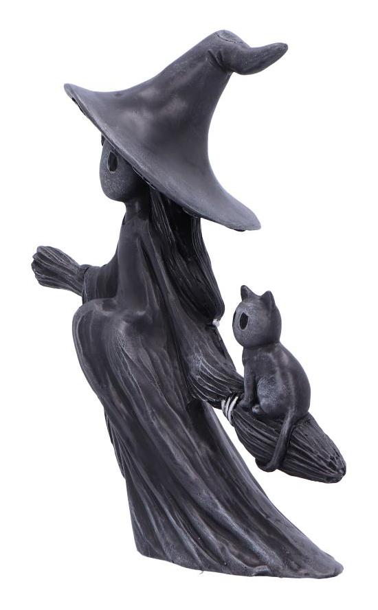 Photo #4 of product B6937C24 - Little Souls Beam Witch on Broom Figurine