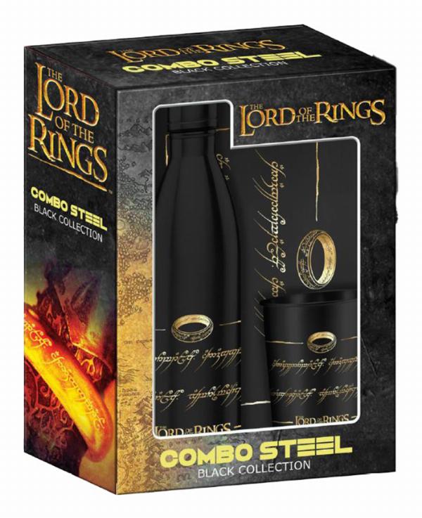 Photo #1 of product C6383X3 - Lord of the Rings Bottle, Tray and Cup Gift Set