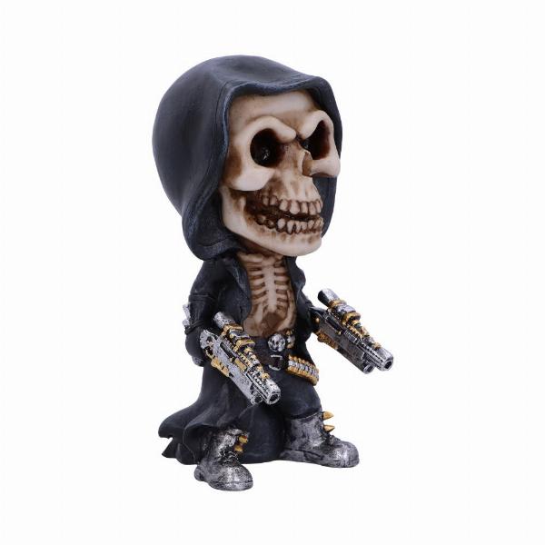 Photo #2 of product U6138W2 - Mechanical Reaping Skeleton Figurine 18cm