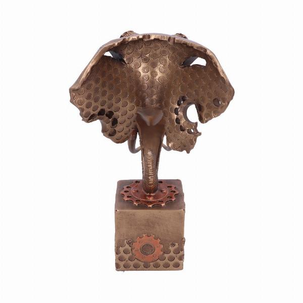 Photo #4 of product D5835U1 - Steampunk Bronze Elephant Head 28.5cm
