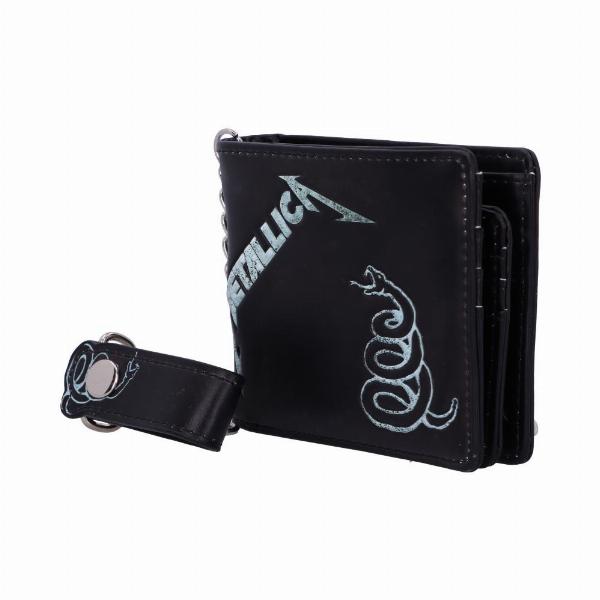 Photo #2 of product B5160R0 - Officially licensed Metallica Black Album Wallet with Chain