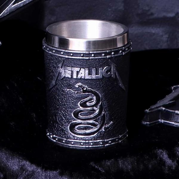 Photo #5 of product B5221R0 - Officially Licensed Metallica Black Album Shot Glass