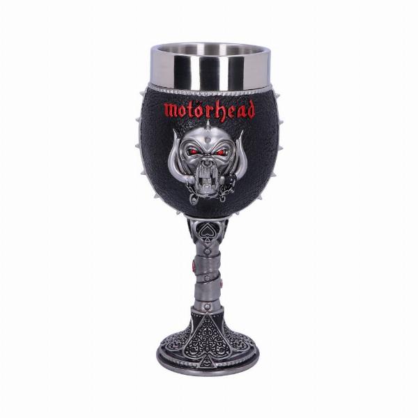 Photo #4 of product B5385S0 - Officially Licensed Motorhead Ace of Spades Warpig Snaggletooth Goblet