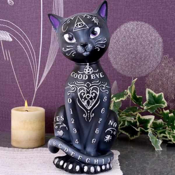 Photo #5 of product B4026K8 - Mystic Kitty Figurine Spirit Board Black Cat Ornament