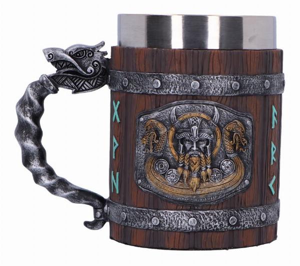 Photo #4 of product D6764A24 - Medieval Norseman Tankard 16cm