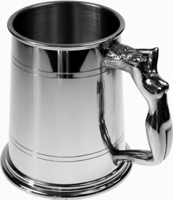 Photo of Nymph Handle Pewter Tankard