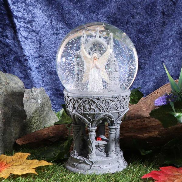 Photo #5 of product B4616N9 - Only Love Remains Angelic Snowglobe Anne Stokes 18.5cm
