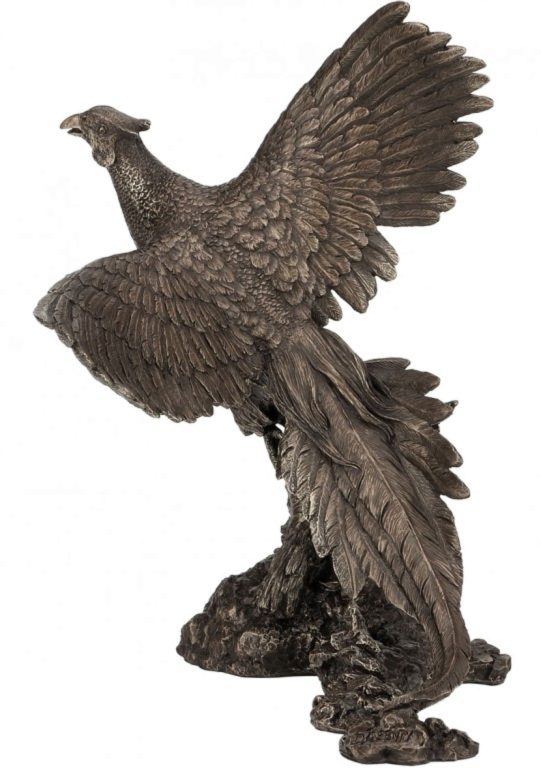 Photo of Pheasant Breaking Cover Bronze Sculpture (David Geenty) 30.5cm