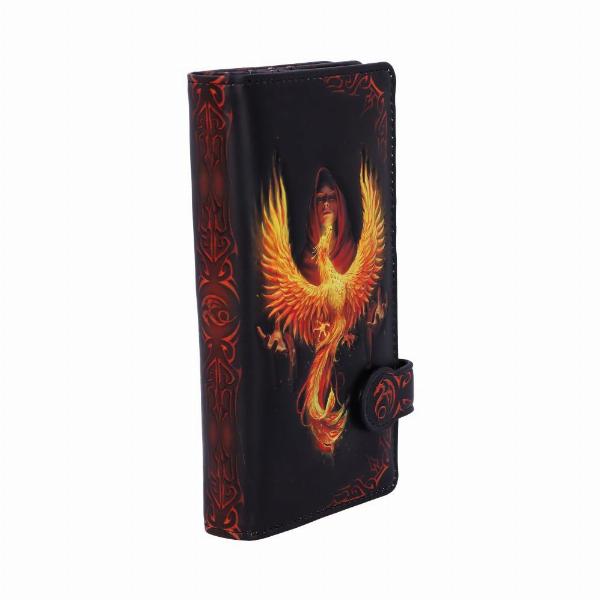 Photo #4 of product B5375S0 - Anne Stokes Phoenix Rising Mythical Bird Embossed Purse