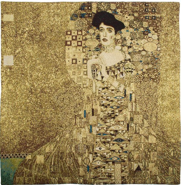 Phot of Portrate Of Adele Bloch Bauer I By Gustav Klimt Wall Tapestry