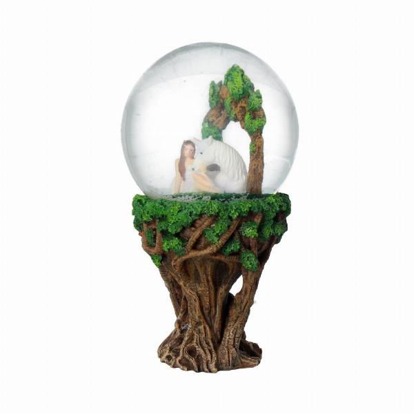 Photo #2 of product B4074M8 - Anne Stokes Pure Heart Unicorn Snowglobe