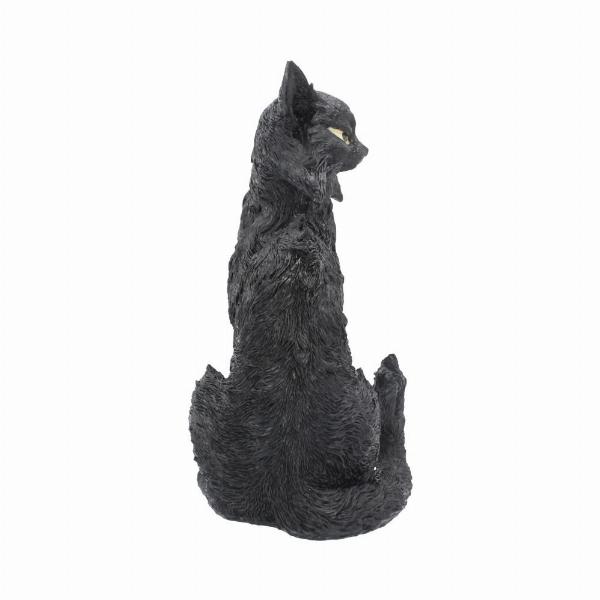 Photo #4 of product D4583N9 - Large Black Cat Witches Familiar Figure Salem 32.5cm