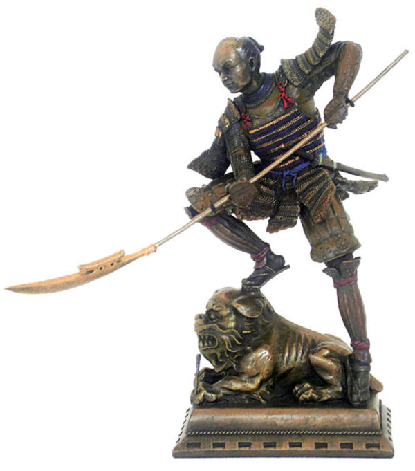 Photo of Samurai Castle Defender Bronze Figurine