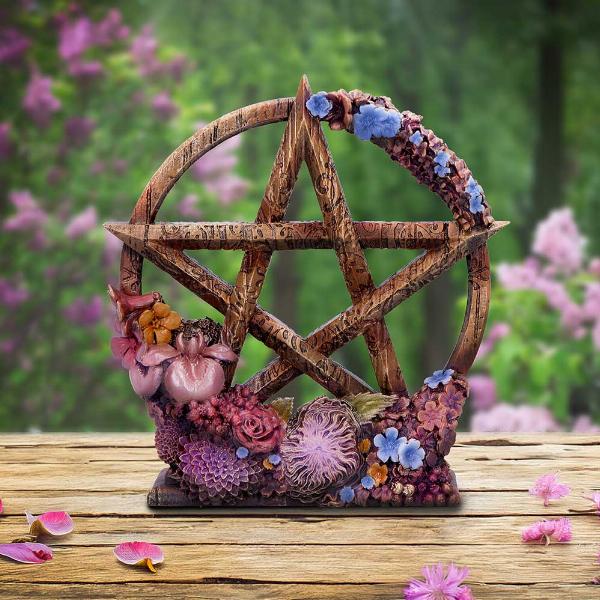 Photo #5 of product B6629B24 - Spring Floral Decorative Pentagram Ornament