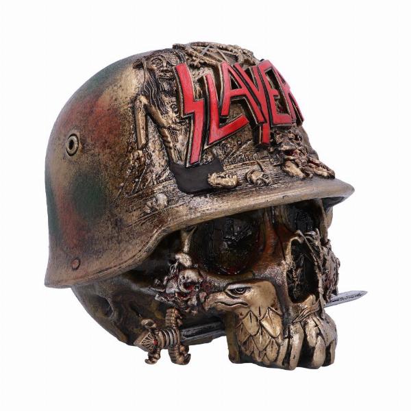 Photo #4 of product B5577T1 - Officially Licensed Slayer Eagle Helmet Skull Logo Trinket Box