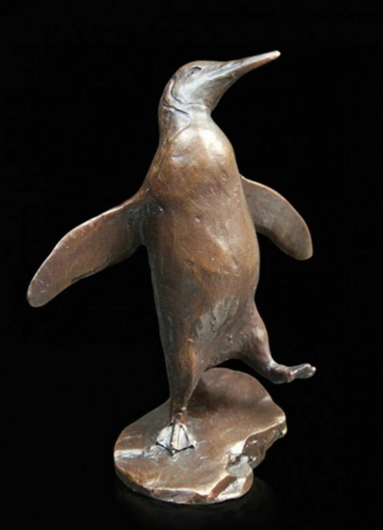 Photo of Small Penguin Bronze Figurine (Limited Edition) Michael Simpson