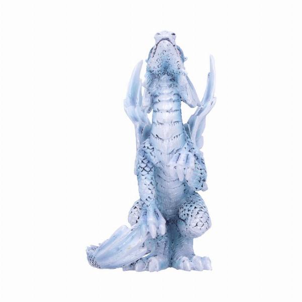 Photo #3 of product D4911R0 - Anne Stokes Age of Dragons Small Silver Dragon Figurine