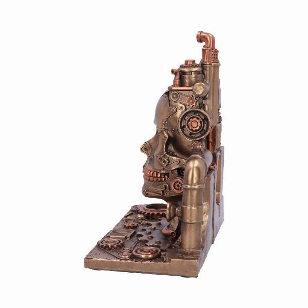 Photo #2 of product D5223R0 - Split Steampunk Human Skeleton Bookends 22.5cm