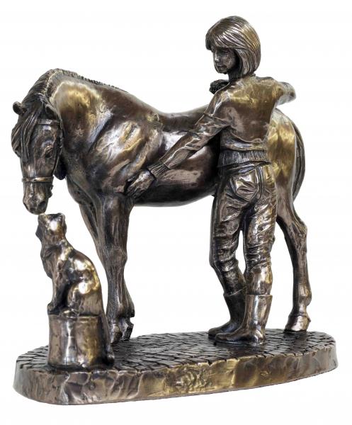 Photo of Stable Friends Bronze Ornament