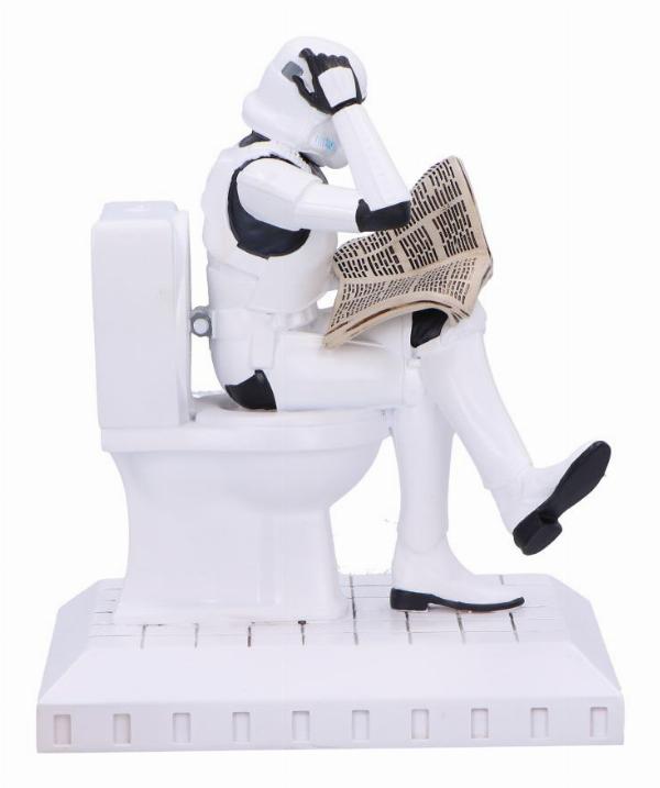 Photo #3 of product B6946A25 - Original Stormtooper Pooper Trooper on a Toilet Figurine