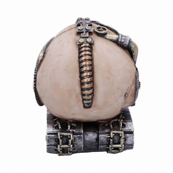 Photo #4 of product U6137W2 - Techno Tank Steampunk Skull 16cm