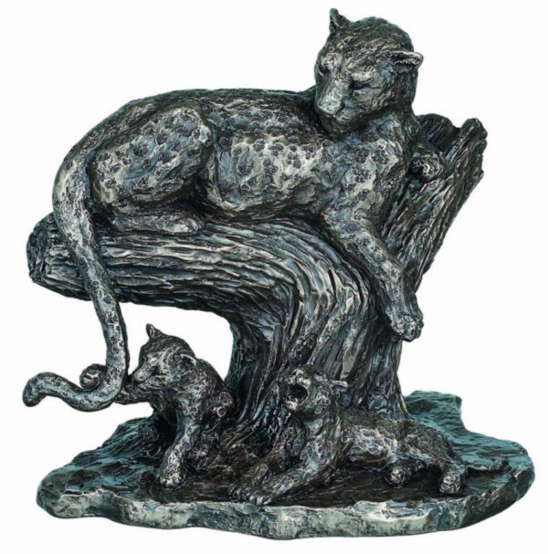 Photo of The Open Plains African Big Cat Bronze Figurine Large