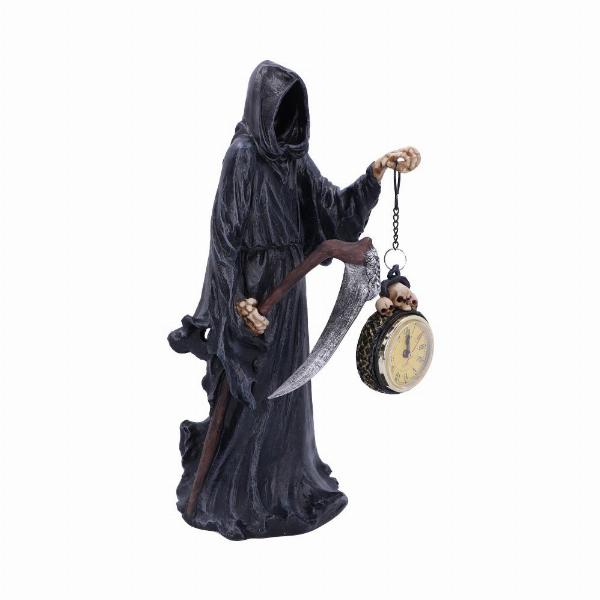Photo #4 of product U5840U1 - Reaper Holding Clock Figurine 39.5cm