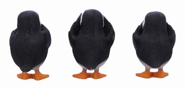 Photo #3 of product B6921C24 - Three Wise Puffin Figurines