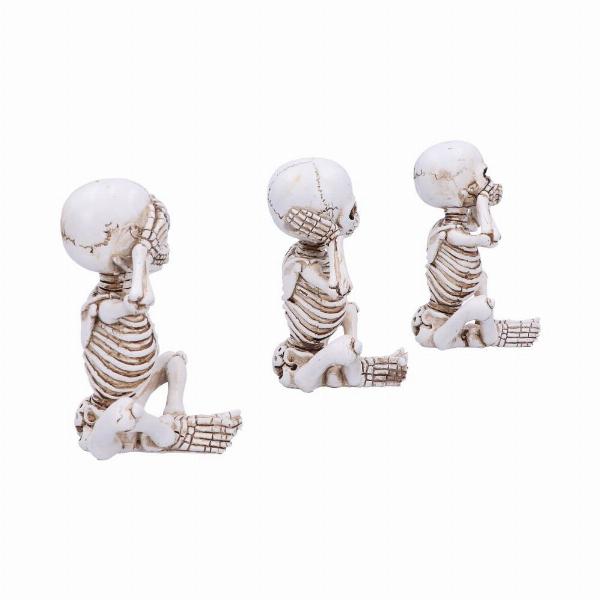 Photo #4 of product D4928R0 - See No, Hear No, Speak No Evil Skellywag Skeleton Figurines