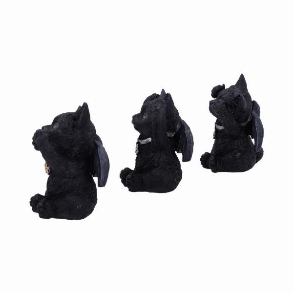Photo #2 of product U6105W2 - Three Wise Vampuss Figurines 9cm