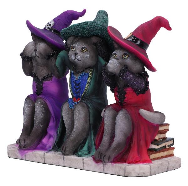 Photo #2 of product D6580Y3 - Three Wise Witchy Kittys Ornament