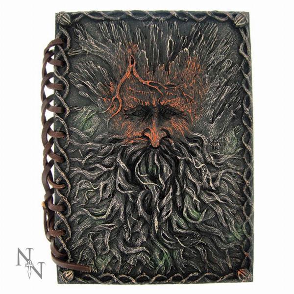 Photo #1 of product NEM5149 - Tree Beard Notebook Green Man Tree Spirit Journal