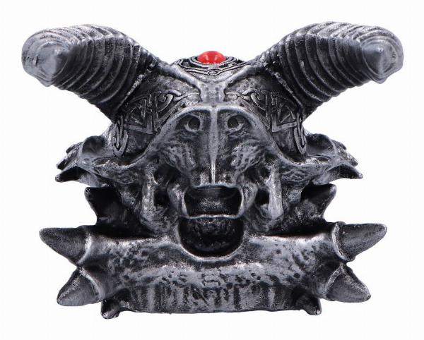 Photo #4 of product U6712A24 - Tribal Flame Dragon Skull Head 21.5cm