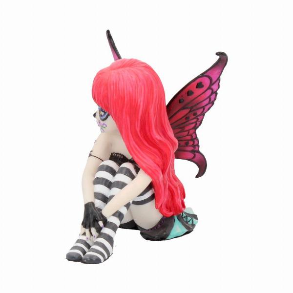 Photo #3 of product B2299F6 - Valentina Figurine Sugar Skull Fairy Ornament