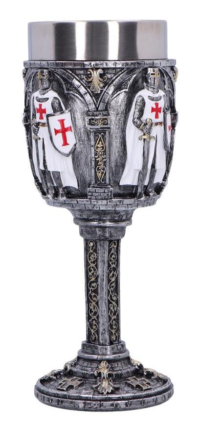 Photo #4 of product U6876C24 - Valiant Medieval Knight Architectural Goblet