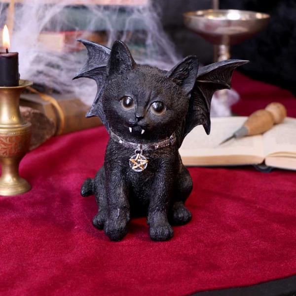 Photo #5 of product U5420T1 - Vampuss 16cm Black Bat Cat Figurine